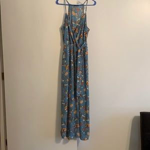 Blue maxi dress
